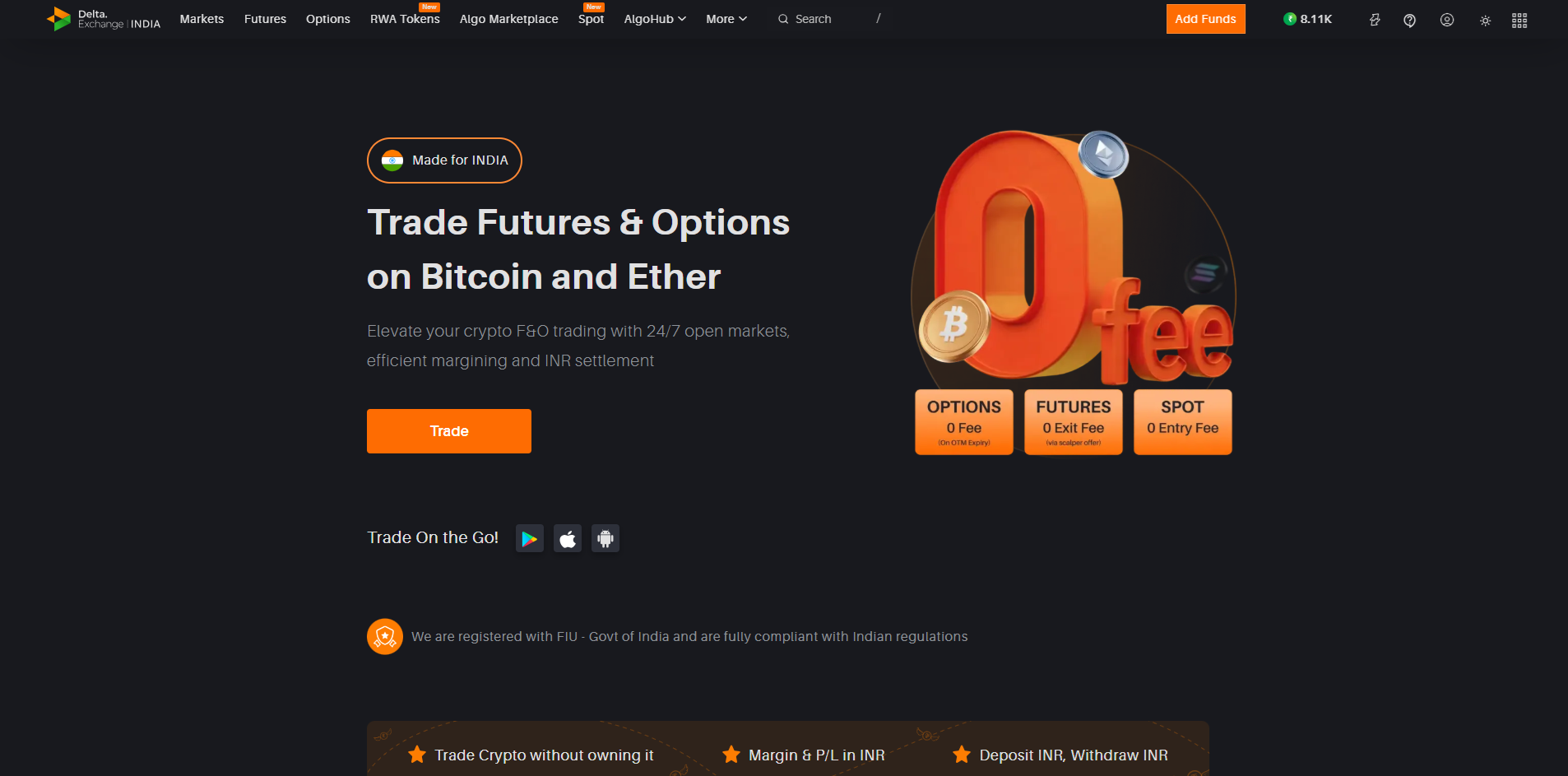 Delta Exchange Trading Platform
